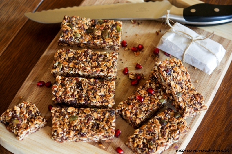 Domáce energetické tyčinky