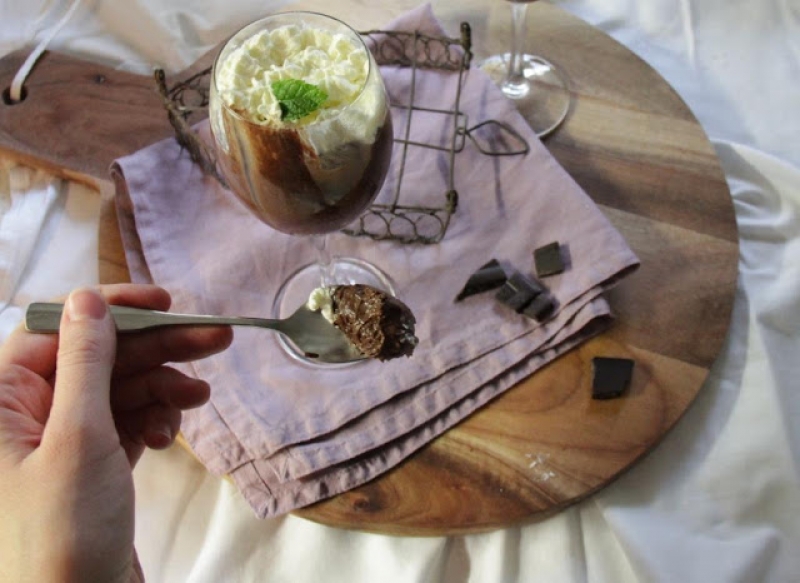 Mocha čokoládová pena