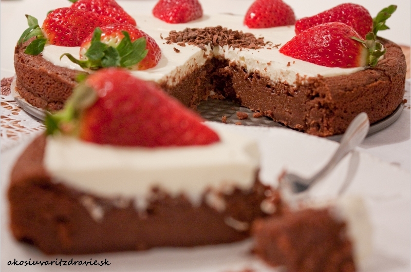 Gaštanovo – čokoládové bezlepkové brownies