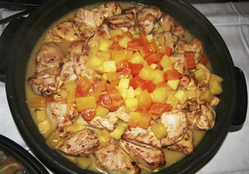 Ananásové kuracie karí s jazmínovou ryžou