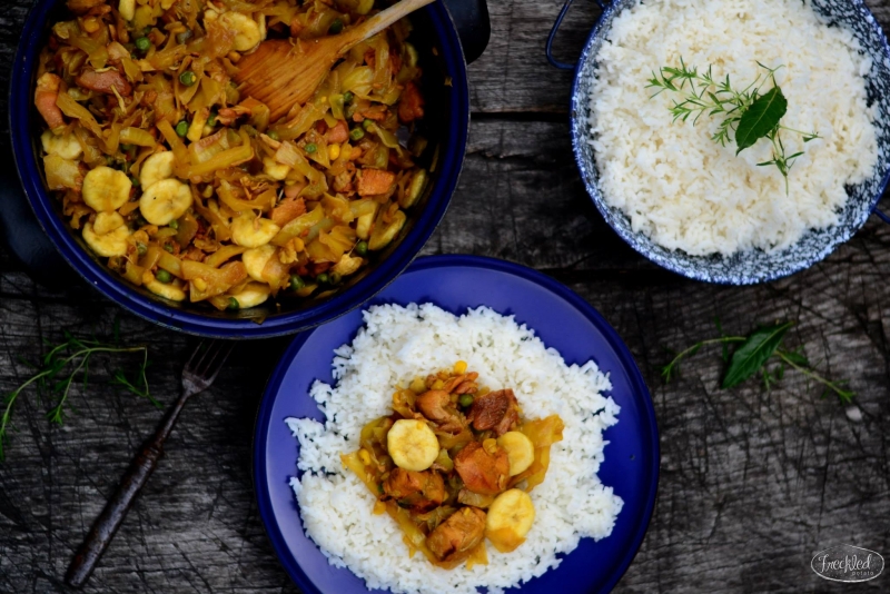 Medové kurča s banánom