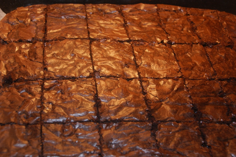 Pepermintové brownies