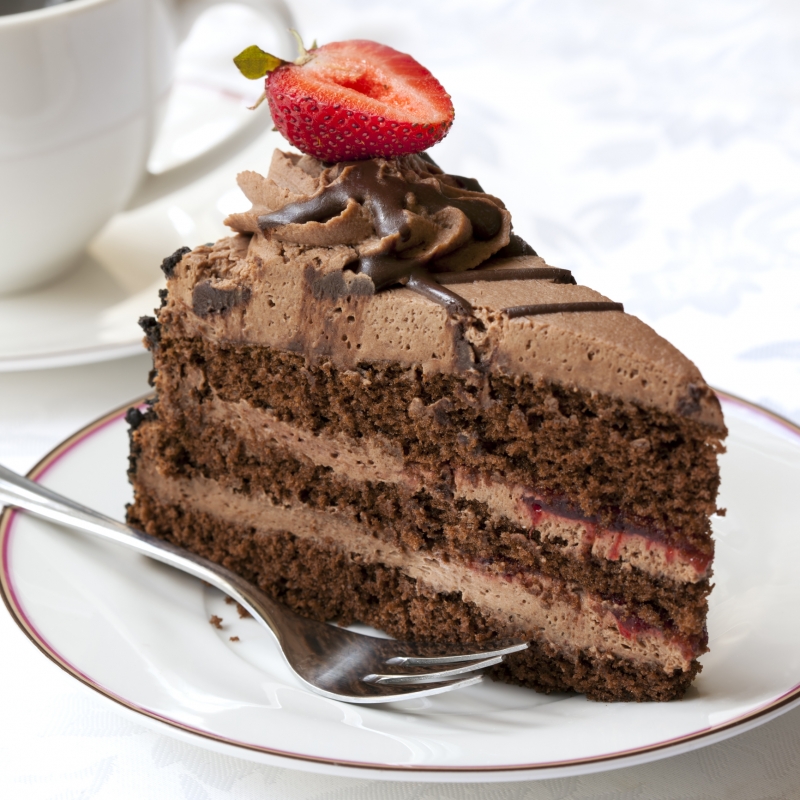 Kávová torta s čokoládou