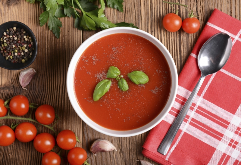 Krémová paradajková polievka